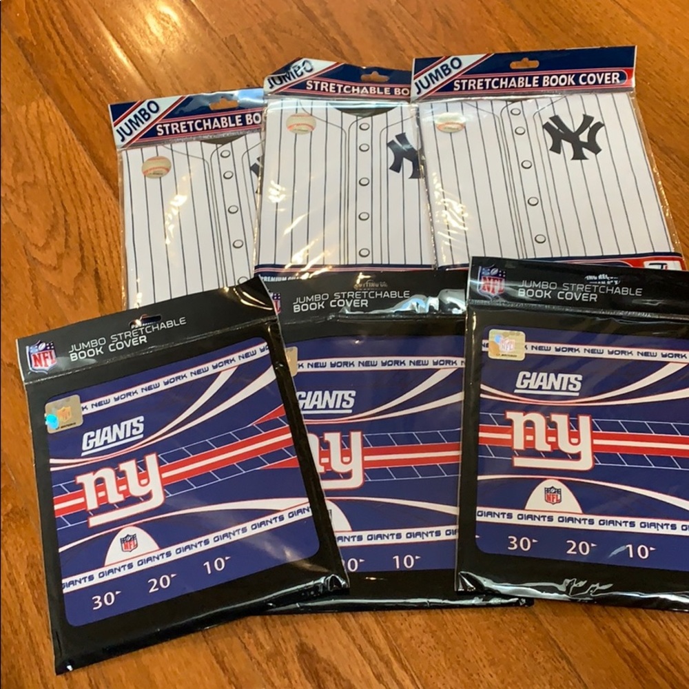 Six New York sports teams jumbo book covers